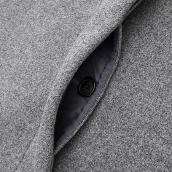 Uniqlo | WOOL BLEND COAT WITH HOOD - Picture 2 of 11